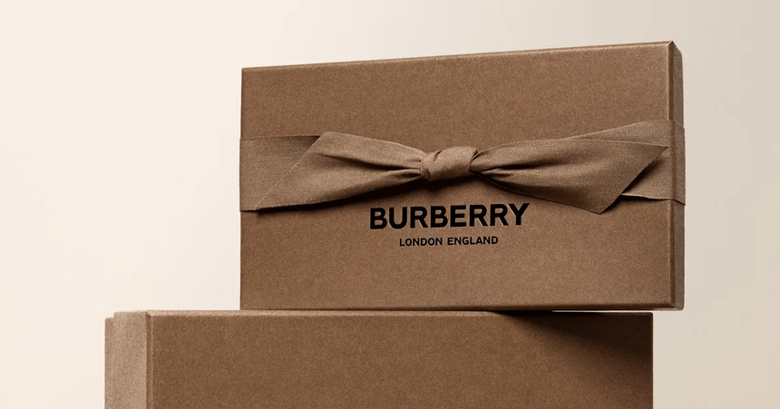 Burberry online gift clearance wrap